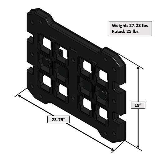 Milwaukee® Packout Wall Plate Adapter, Large - Image 4